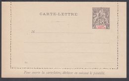 1892. SAINT-PIERRE-MIQUELON. CARTE -LETTRE 15 C. Gray.  () - JF321833 - Covers & Documents