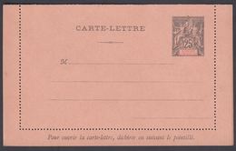 1894. SAINT-PIERRE-MIQUELON. CARTE -LETTRE 25 C. Black  () - JF321840 - Lettres & Documents