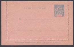 1901. SAINT-PIERRE-MIQUELON. CARTE -LETTRE 25 C. Blue  () - JF321845 - Lettres & Documents