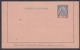 1901. SAINT-PIERRE-MIQUELON. CARTE -LETTRE 25 C. Blue  () - JF321846 - Lettres & Documents