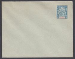 1900. SAINT-PIERRE-MIQUELON. ENVELOPE 15 C. Blue 122 X 95 Mm. () - JF321894 - Storia Postale