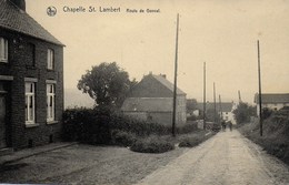 LASNE. CHAPELLE SAINT LAMBERT.  ROUTE DE GENVAL.  ANIMATION. - Lasne