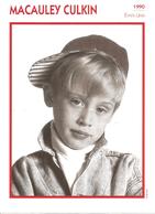 Macaulay Culkin (1990)  Fiche Portrait Star Cinéma - Filmographie - Photo Collection Edito Service - Photographs