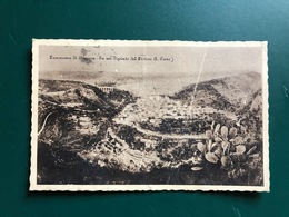 PANORAMA DI RAGUSA SU UN DIPINTO DEL PITTORE A.CANNI I° MOSTRA PROVINCIALE D'ARTE  RAGUSA 1932 - Ragusa