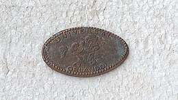 GETTONE FICHA TOKEN JETON Elongated Coin Universal Orlando #4 - Pièces écrasées (Elongated Coins)