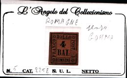 91255) ITALIA-Romagne- 4 Bai-Cifra - 1 Settembre 1859-senza Gomma - Romagne