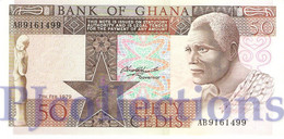 GHANA 50 CEDIS 1979 PICK 22a UNC - Ghana