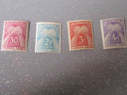 4 Timbres  Taxe Neufs 30 Cts  2f  3frs 4 Frs - Other & Unclassified