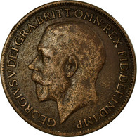 Monnaie, Grande-Bretagne, George V, Farthing, 1921, TB, Bronze, KM:808.2 - B. 1 Farthing