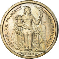 Monnaie, Nouvelle-Calédonie, 2 Francs, 1949, Paris, ESSAI, SUP+, Nickel-Bronze - New Caledonia