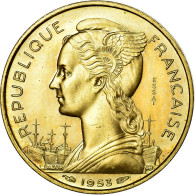 Monnaie, Madagascar, 20 Francs, 1953, Paris, ESSAI, SPL+, Aluminum-Bronze - Madagascar