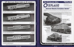 Catalogue - Revue OVERLAND MODELS MAIL Bulletin 138 2003 + Prices USD - Anglais