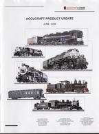 Catalogue ACCUCRAFT TRAINS June 2006 Brass 1:32 Fn3 1:20,3 45 Mm.Gauge On3 - Inglese