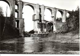 ALLEMAGNE - ELSTERTALBRÜCKE - JOCKETA - Arbeiten An Den Brûckenbogen Der Mittelage   - Format 10X14,4 - (reproduction) - Pöhl