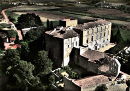 En Avion Au Dessus De Ansouis (Vaucluse) Le Château - Edition Lapie, Carte N° 5 Colorisée Non Circulée - Ansouis