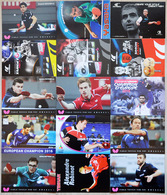 = Lots De 15 Cartes Postales De Joueurs Francais - Tennis Table Tischtennis Tavolo - Tennis De Table