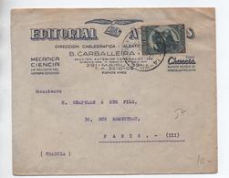 ARGENTINE / ARGENTINA - ENVELOPPE COMMERCIALE De BUENOS AIRES Pour PARIS - Covers & Documents