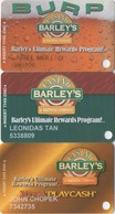 Lot De 3 Cartes : Casino Barley's : Las Vegas NV - Carte Di Casinò