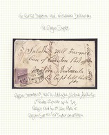 GB SCOTLAND GLASGOW AUSTRALIA 1865 & 1870 DUPLEX - Covers & Documents