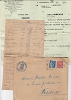 LETTRE. 1941. GRAND DUCHE DE LUXEMBOURG CONSULAT DE LONGWY. POUR VERDUN       / 2 - 1940-1944 German Occupation