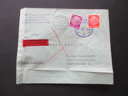 3.Reich / Sudetenland 22.11.1938 Bedarfsbrief Generalkommissär Für Alle Verbände Konsumgenossenschaften In Reichenberg - Sudetes
