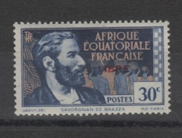 Afrique Equatoriale Française _surchargé N°98C Neuf (1940) - Ongebruikt