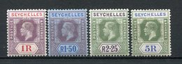 Seychelles  - N° 86 à 89 * - Neuf Avec Charnière  - - Seychelles (...-1976)