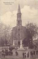 - Tarn -ref-A390- Labessonnié - Place De L Eglise - Monument Aux Morts - Monuments Aux Morts - Carte Bon Etat - - Montredon Labessonie