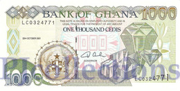 GHANA 1000 CEDIS 2001 PICK 32d UNC - Ghana