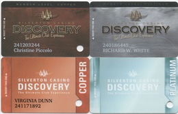 Lot De 4 Cartes : Silverton Hotel & Casino : Las Vegas NV - Casino Cards