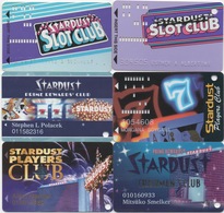 Lot De 6 Cartes : Stardust Resort & Casino : Las Vegas NV - Carte Di Casinò