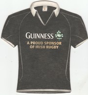 UNUSED BEERMAT - GUINNESS BREWERY (DUBLIN, IRELAND) - A PROUD SPONSOR OF IRISH RUGBY - (Cat No 1573) - (2009) - Beer Mats