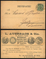 GERMANY: Advertising Card Of A Factory (metals), Franked With 3Pg. And Used In Klingenthal, Fine Quality! - Other & Unclassified