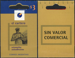 ARGENTINA: Booklet GJ.2931, 1999 Postman, Printer's PROOF Of The Cover Alone, Sealed And With Inscription On Reverse "SI - Other & Unclassified