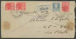 ARGENTINA: Express Cover (including The Original Letter) Sent From 25 DE MAYO To La Plata On 20/JA/1931 Franked With 35c - Other & Unclassified