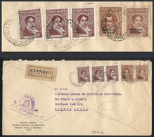 ARGENTINA: OFFICIAL Envelope Sent By EXPRESS Mail From Resistencia (Chaco) To Buenos Aires On 13/AU/1944, Franked With O - Other & Unclassified