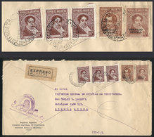 ARGENTINA: OFFICIAL Envelope Sent By EXPRESS Mail From Resistencia (Chaco) To Buenos Aires On 13/AU/1944, Franked With O - Autres & Non Classés