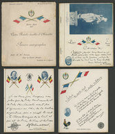 ARGENTINA: Souvenir Folder With 18 Double Postcards (patriotic) Issued By The French Community In Buenos Aires To Collec - Argentina