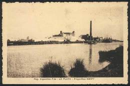 ARGENTINA: LA PLATA (province Of Buenos Aires): Swift Meat Processing Plant, Ed. Moroni, Circa 1920, Unused, VF! - Argentina