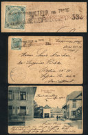 AUSTRIA: Postcard Sent From Hard To Berlin On 28/AP/1902, Franked With 5h And Very Interesting Cancel, VF! - Other & Unclassified