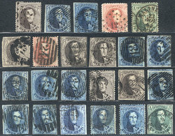 BELGIUM: Lot Of Classic Stamps, High Catalog Value, General Quality Is Fine To VF, Good Opportunity At A Low Start! - Andere & Zonder Classificatie