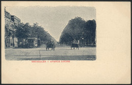 BELGIUM: BRUXELLES: Avenue Louise, Circa 1900, Unused, Excellent Quality! - Sonstige & Ohne Zuordnung