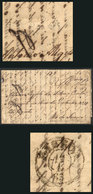 BRAZIL: Long Entire Letter Sent Stampless From Rifojos Do Lema? To Rio De Janeiro On 5/JA/1863, With "150" Due In Pen An - Andere & Zonder Classificatie