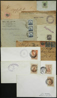 BRAZIL: 10 Covers Used Between 1896 And 1953, Interesting Postages And Postal Marks, Good Opportunity At LOW START! - Other & Unclassified