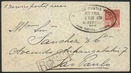 BRAZIL: 6/MAR/1935: Cover Carried On FIRST AIRMAIL Between PERNAMBUCO And RIO, With Arrival Backstamp Of 11/MAR, Excelle - Other & Unclassified