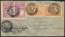 BRAZIL: Cover Sent From Belem To Bello Horizonte On 12/NO/1935 By Military Airmail, Nice Commemorative Postage, VF Quali - Other & Unclassified