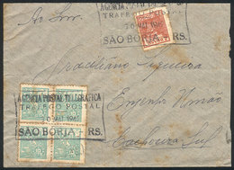 BRAZIL: Cover Sent To Cachoeira Do Sul On 30/MAY/1942 With Mixed Postage (2 Different Currencies) And Nice Postmark Of S - Other & Unclassified