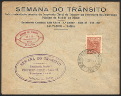 BRAZIL: Cover Commemorating The TRAFFIC WEEK, Salvador, 17/SE/1950, VF! - Other & Unclassified