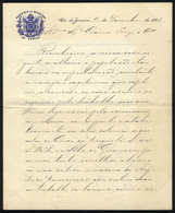 BRAZIL: FERREIRA VIANA, Antonio: Politician, Lawyer And Journalist, Hand-written Letter Dated Rio 9/NO/1888, When He Was - Other & Unclassified