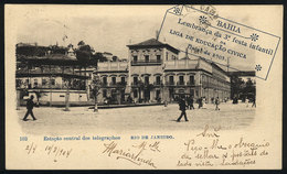 BRAZIL: RIO DE JANEIRO: Central Telegraph Station, Sent To Spain On 19/MAR/1904, VF - Other & Unclassified